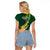 South Africa Rugby Raglan Cropped T Shirt Springboks Go Champions World Cup 2023 - Wonder Print Shop