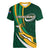 South Africa Rugby Women V Neck T Shirt Springboks Go Champions World Cup 2023 - Wonder Print Shop