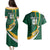 Personalised South Africa Rugby Couples Matching Puletasi Dress and Hawaiian Shirt Springboks Go Champions World Cup 2023 - Wonder Print Shop