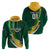 Personalised South Africa Rugby Hoodie Springboks Go Champions World Cup 2023 - Wonder Print Shop