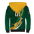 Personalised South Africa Rugby Sherpa Hoodie Springboks Go Champions World Cup 2023 - Wonder Print Shop