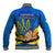 Ukraine Independence Day Baseball Jacket Ukrainian Trident Special Version - Wonder Print Shop