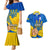 Ukraine Independence Day Couples Matching Mermaid Dress And Hawaiian Shirt Ukrainian Trident Special Version - Wonder Print Shop