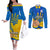 ukraine-independence-day-couples-matching-off-the-shoulder-long-sleeve-dress-and-long-sleeve-button-shirts-ukrainian-trident-special-version