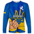 Ukraine Independence Day Long Sleeve Shirt Ukrainian Trident Special Version - Wonder Print Shop