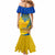 Ukraine Independence Day Mermaid Dress Ukrainian Trident Special Version - Wonder Print Shop