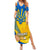 Ukraine Independence Day Summer Maxi Dress Ukrainian Trident Special Version - Wonder Print Shop