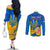 personalised-ukraine-independence-day-couples-matching-off-the-shoulder-long-sleeve-dress-and-long-sleeve-button-shirts-ukrainian-trident-special-version