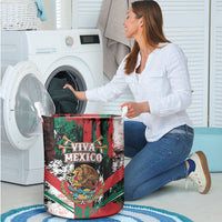 Viva Mexico Laundry Basket Happy Independence Day