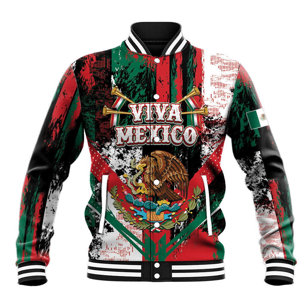 Personalized Viva Mexico Baseball Jacket Happy Independence Day