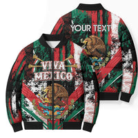 Personalized Viva Mexico Bomber Puffer Jacket Happy Independence Day