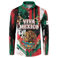 Personalized Viva Mexico Button Sweatshirt Happy Independence Day