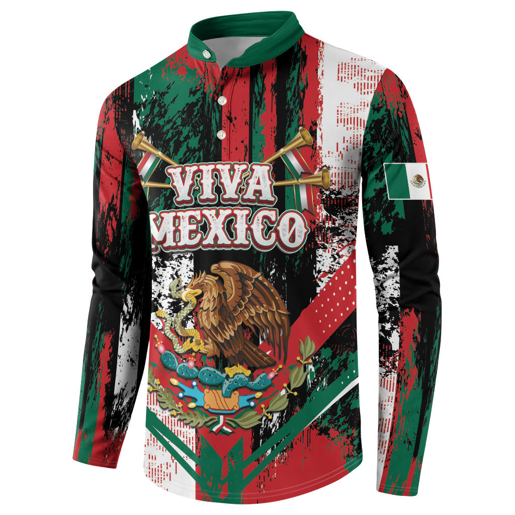 Personalized Viva Mexico Button Sweatshirt Happy Independence Day