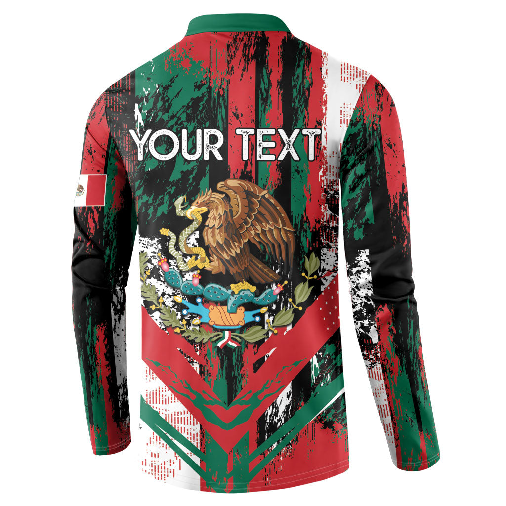 Personalized Viva Mexico Button Sweatshirt Happy Independence Day