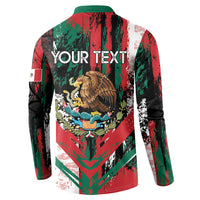 Personalized Viva Mexico Button Sweatshirt Happy Independence Day