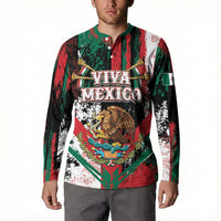 Personalized Viva Mexico Button Sweatshirt Happy Independence Day