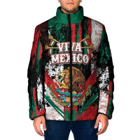 Personalized Viva Mexico Padded Jacket Happy Independence Day