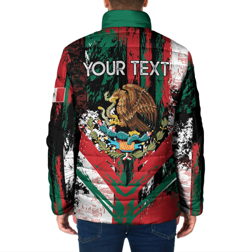 Personalized Viva Mexico Padded Jacket Happy Independence Day