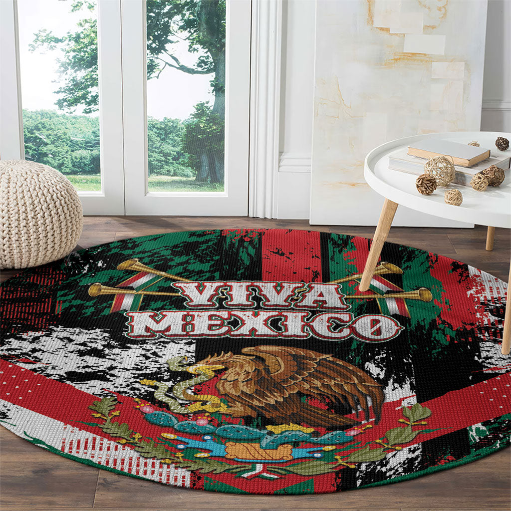 Viva Mexico Round Carpet Happy Independence Day