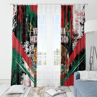 Viva Mexico Window Curtain Happy Independence Day