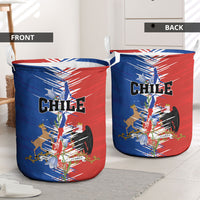 Chile Flag Map Laundry Basket Happy Independence Day