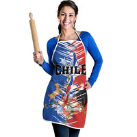 Chile Flag Map Apron Happy Independence Day