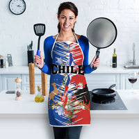Chile Flag Map Apron Happy Independence Day