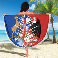 Chile Flag Map Beach Blanket Happy Independence Day