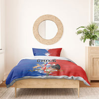 Chile Flag Map Bedding Set Happy Independence Day
