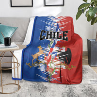 Chile Flag Map Blanket Happy Independence Day