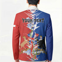 Personalized Chile Flag Map Blazer Happy Independence Day