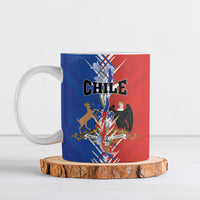 Personalized Chile Flag Map Ceramic Mug Happy Independence Day