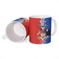 Personalized Chile Flag Map Ceramic Mug Happy Independence Day
