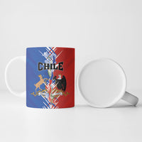 Personalized Chile Flag Map Ceramic Mug Happy Independence Day