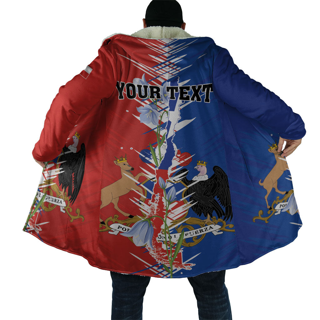 Personalized Chile Flag Map Cloak Happy Independence Day