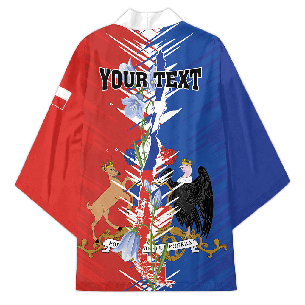 Personalized Chile Flag Map Kimono Happy Independence Day