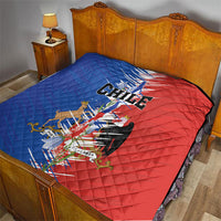 Chile Flag Map Quilt Happy Independence Day