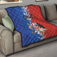 Chile Flag Map Quilt Happy Independence Day