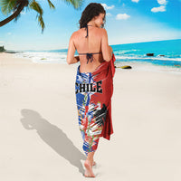 Chile Flag Map Sarong Happy Independence Day