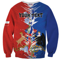 Personalized Chile Flag Map Sweatshirt Happy Independence Day