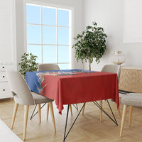 Chile Flag Map Tablecloth Happy Independence Day