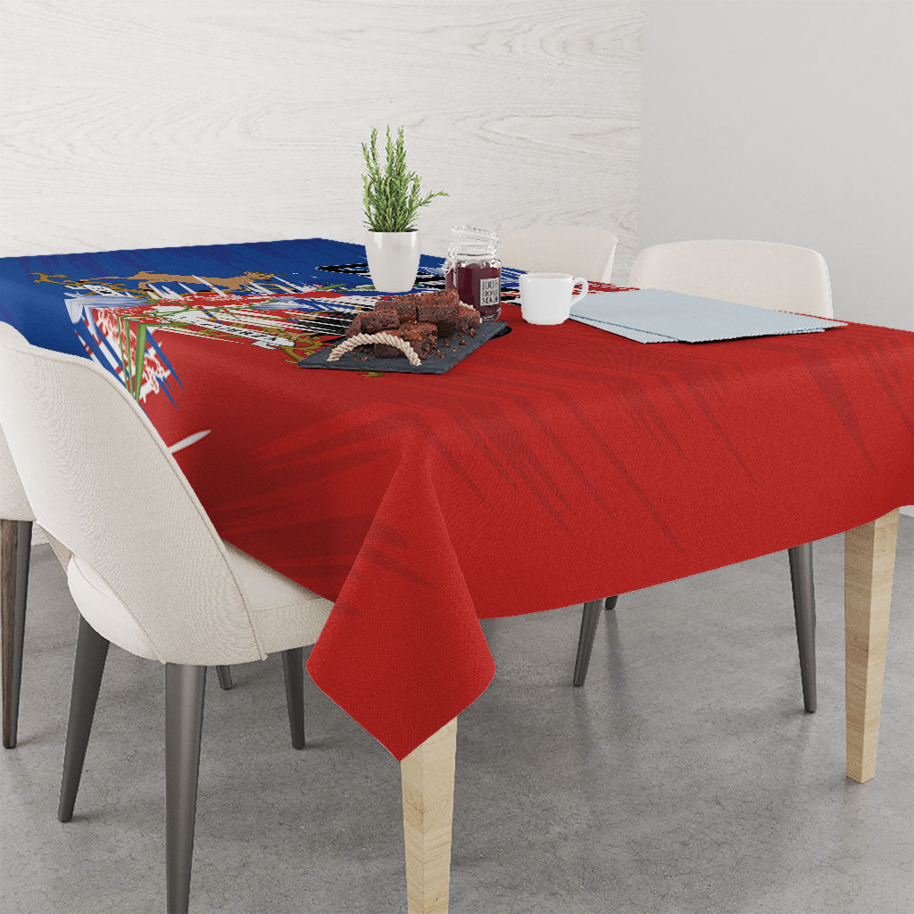 Chile Flag Map Tablecloth Happy Independence Day