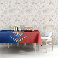 Chile Flag Map Tablecloth Happy Independence Day