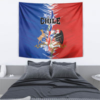 Chile Flag Map Tapestry Happy Independence Day