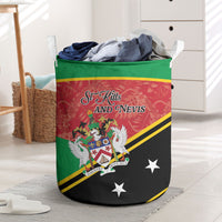 Saint Kitts and Nevis Laundry Basket Happy Independence Day