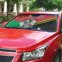 Saint Kitts and Nevis Auto Sun Shade Happy Independence Day