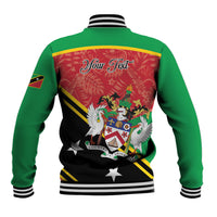 Personalized Saint Kitts and Nevis Baseball Jacket Happy Independence Day