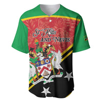 Personalized Saint Kitts and Nevis Baseball Jersey Happy Independence Day