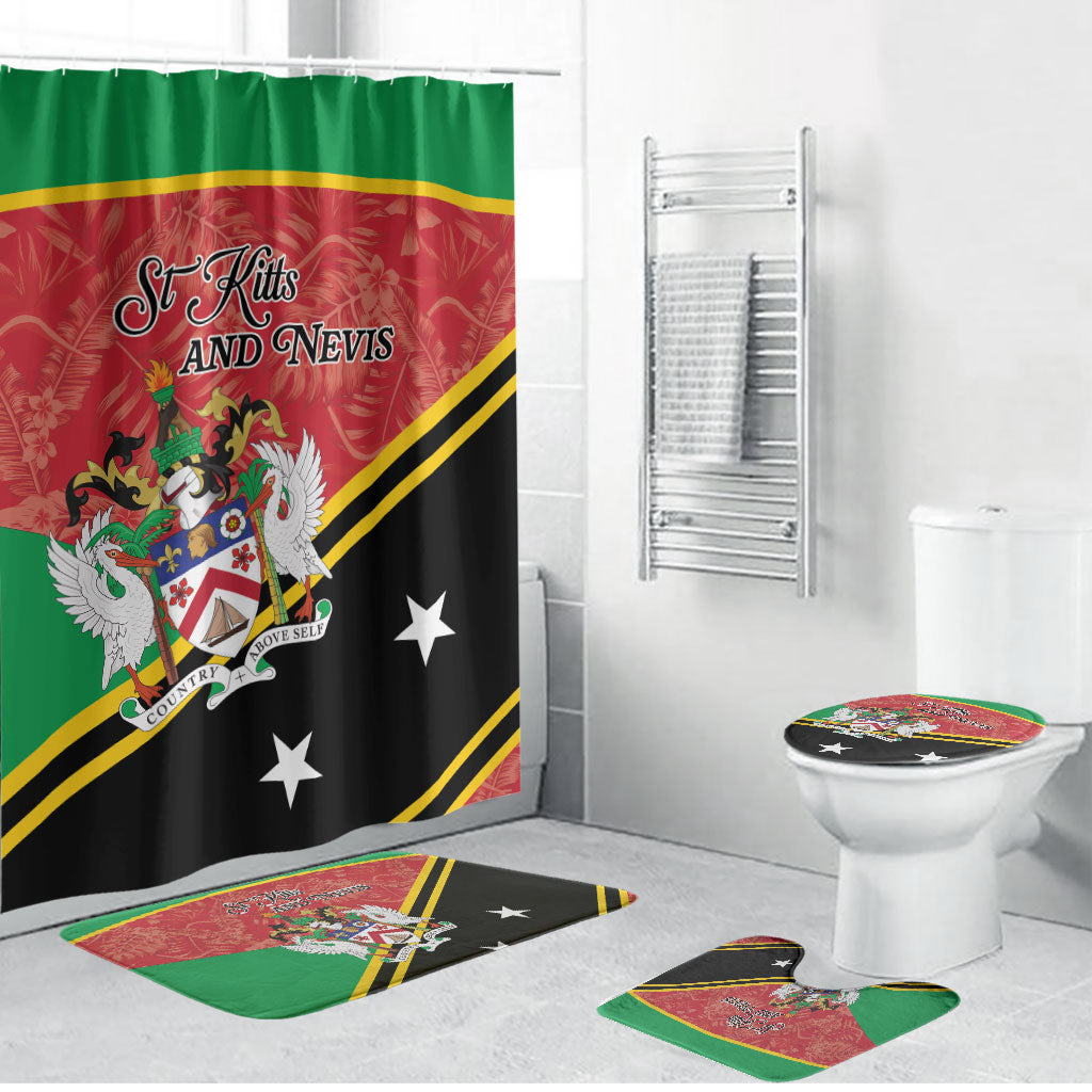Saint Kitts and Nevis Bathroom Set Happy Independence Day
