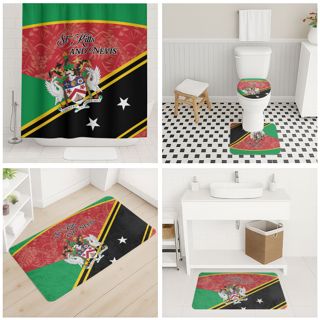 Saint Kitts and Nevis Bathroom Set Happy Independence Day